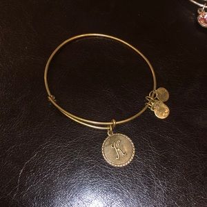 Alex and Ani initial bracelet